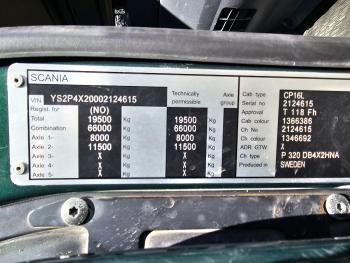 P320 4x2 / PALFINGER PK14002 / CRANE/KRAN